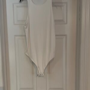 Women’s express White thong bodysuit